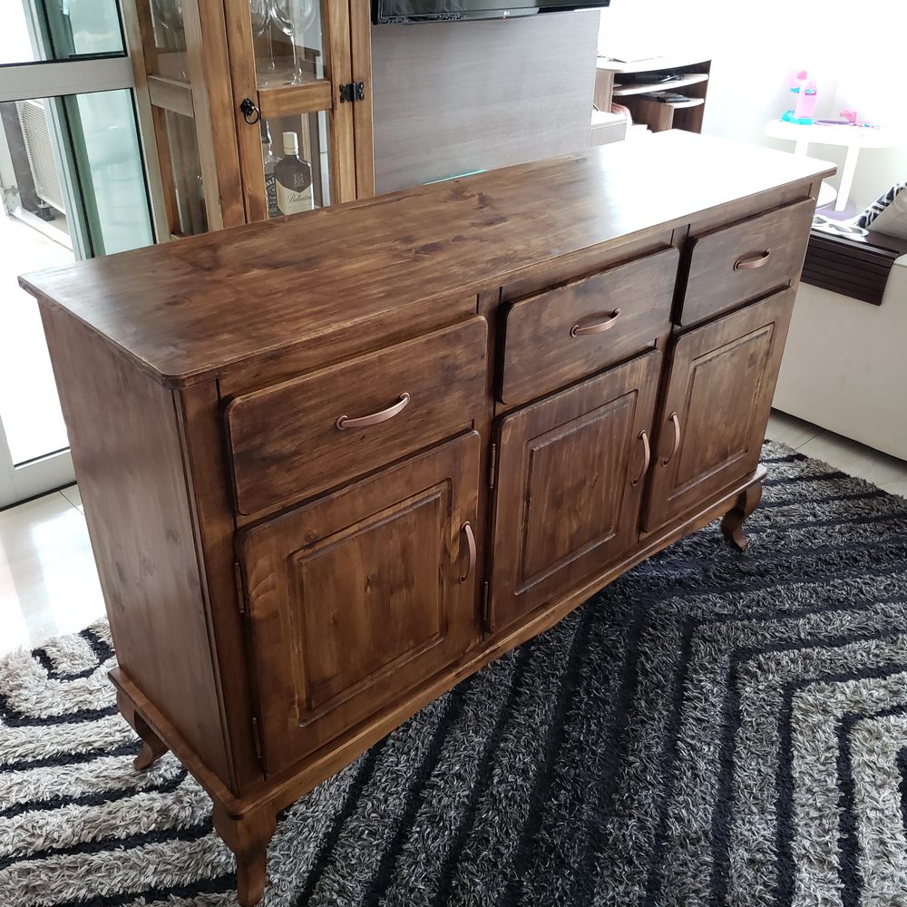 Buffet de madeira maciça da Vintage Decor, peça BUF-02