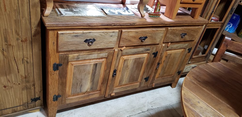 Buffet de madeira maciça da Vintage Decor, peça BUF-16