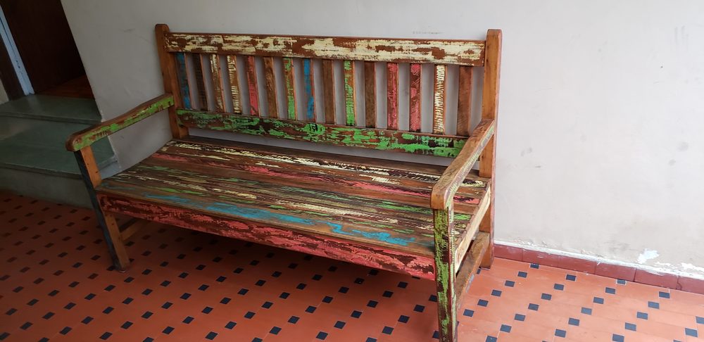 Peça com pátina colorida da Vintage Decor, peça PAT-13